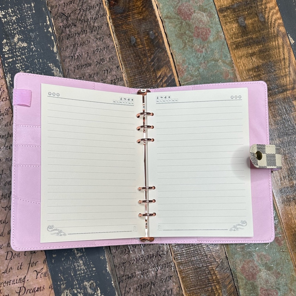 💥 BOGO 💥 NEW Checkered Notebook | Planner | A7 Refills - Picture 5 of 8
